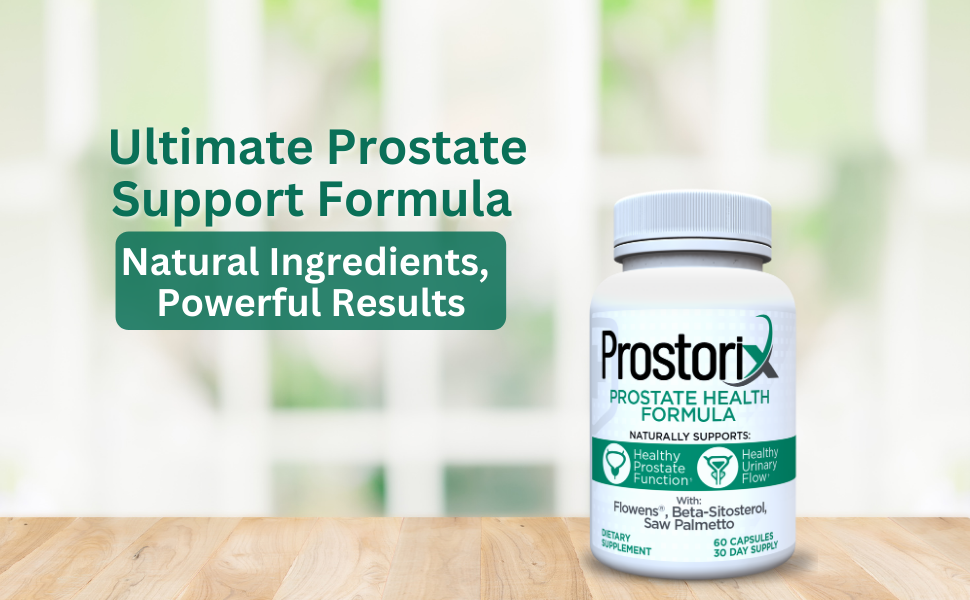 prostate on wooden table
