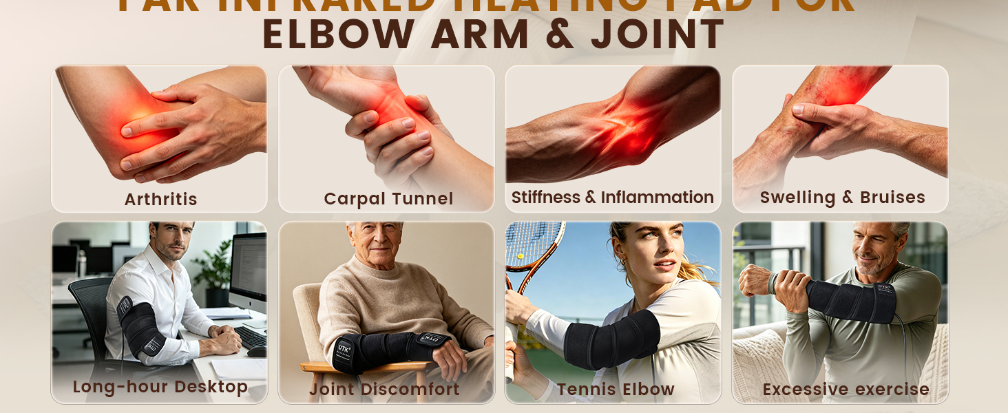 UTK Infrared heating pad for arm joint