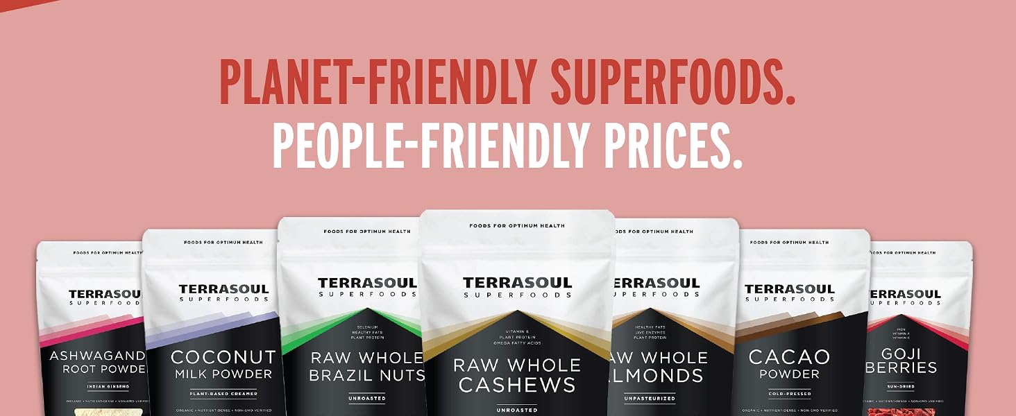 PLANET-FRIENDLY SUPERFOODS. PEOPLE-FRIENDLY PRICES.