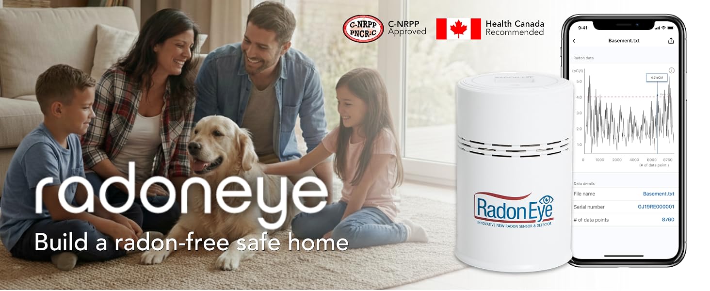 radoneye radon monitor for home