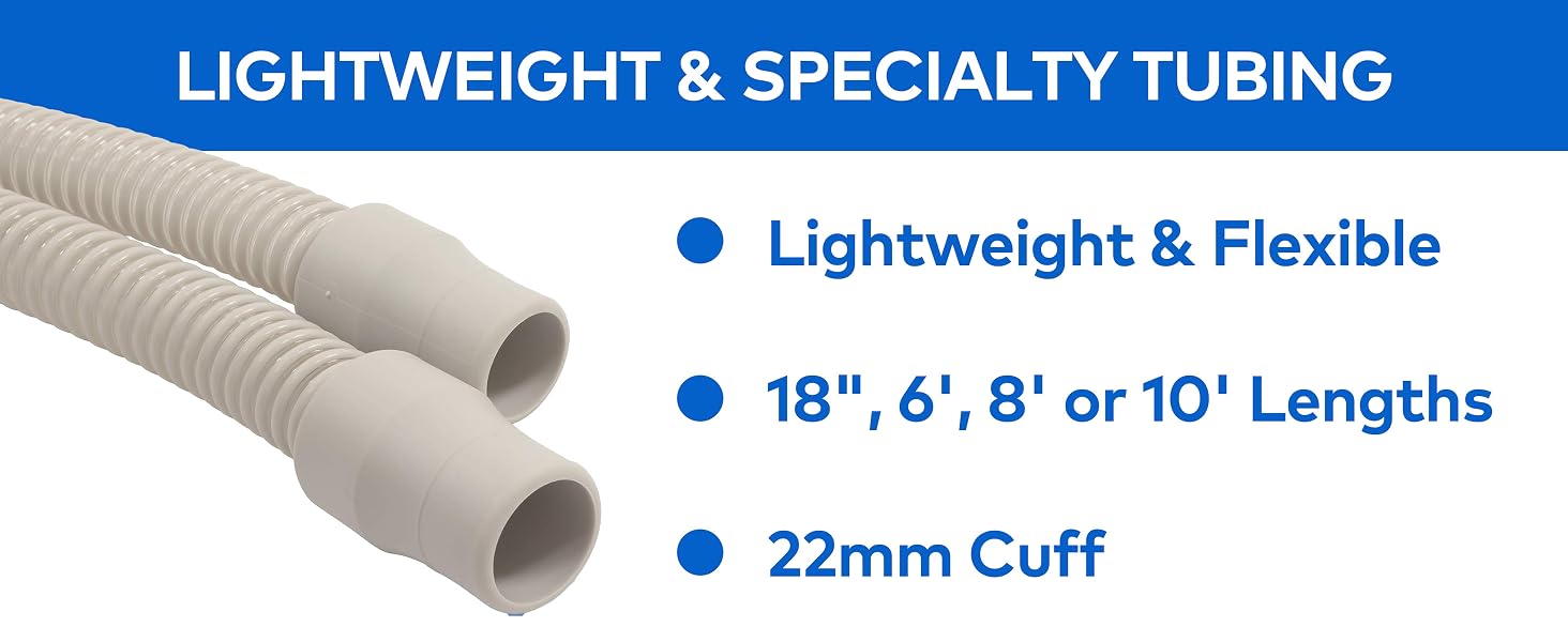 Lightweight CPAP Hose 6 Feet