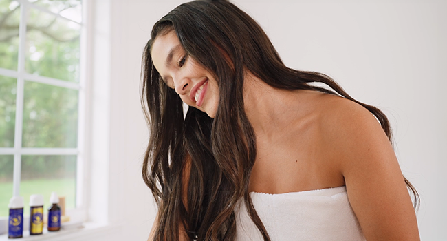 Organic body oil for dry skin