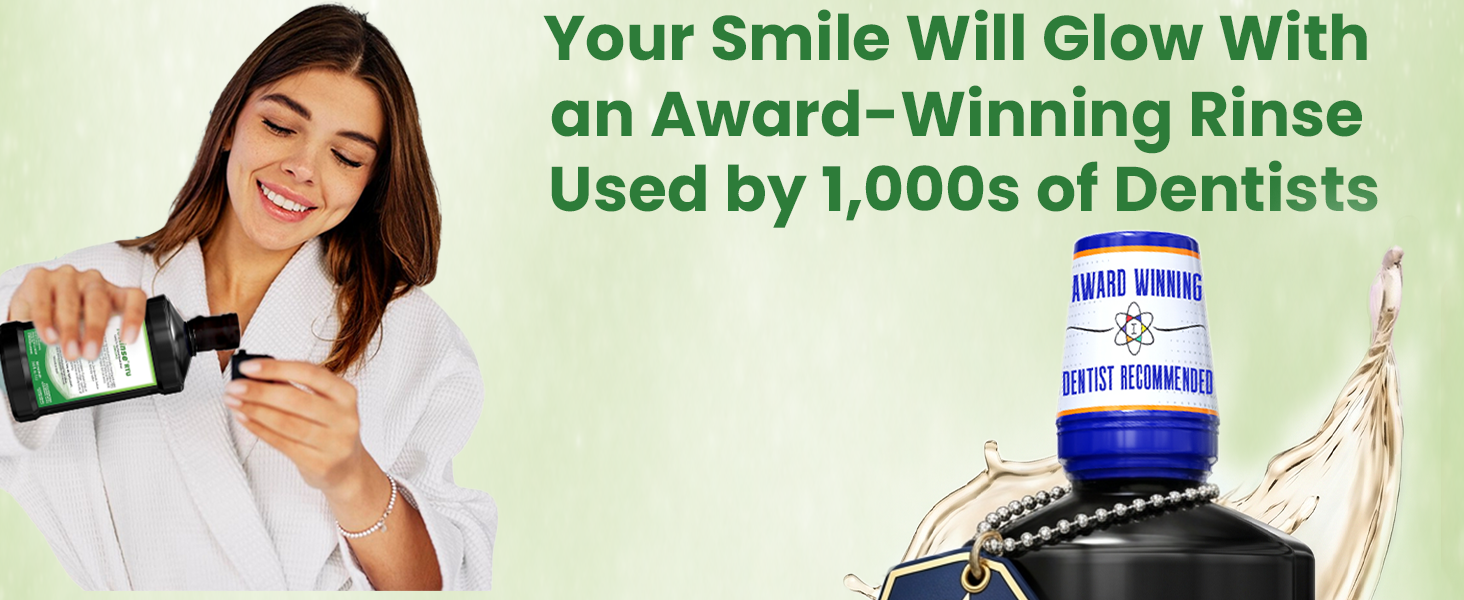 Award-winning oral rinse designed for everyday freshness and comfortable oral care