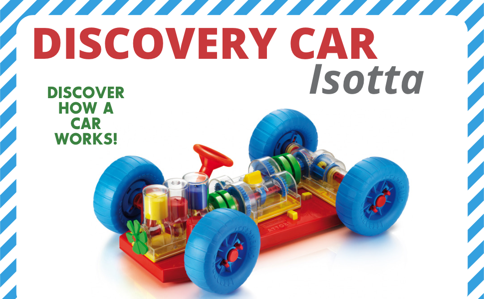 STEM Toy, Discovery Car Isotta, Quercetti, Engineering, Science, Build, Play, Toddlers, Kids