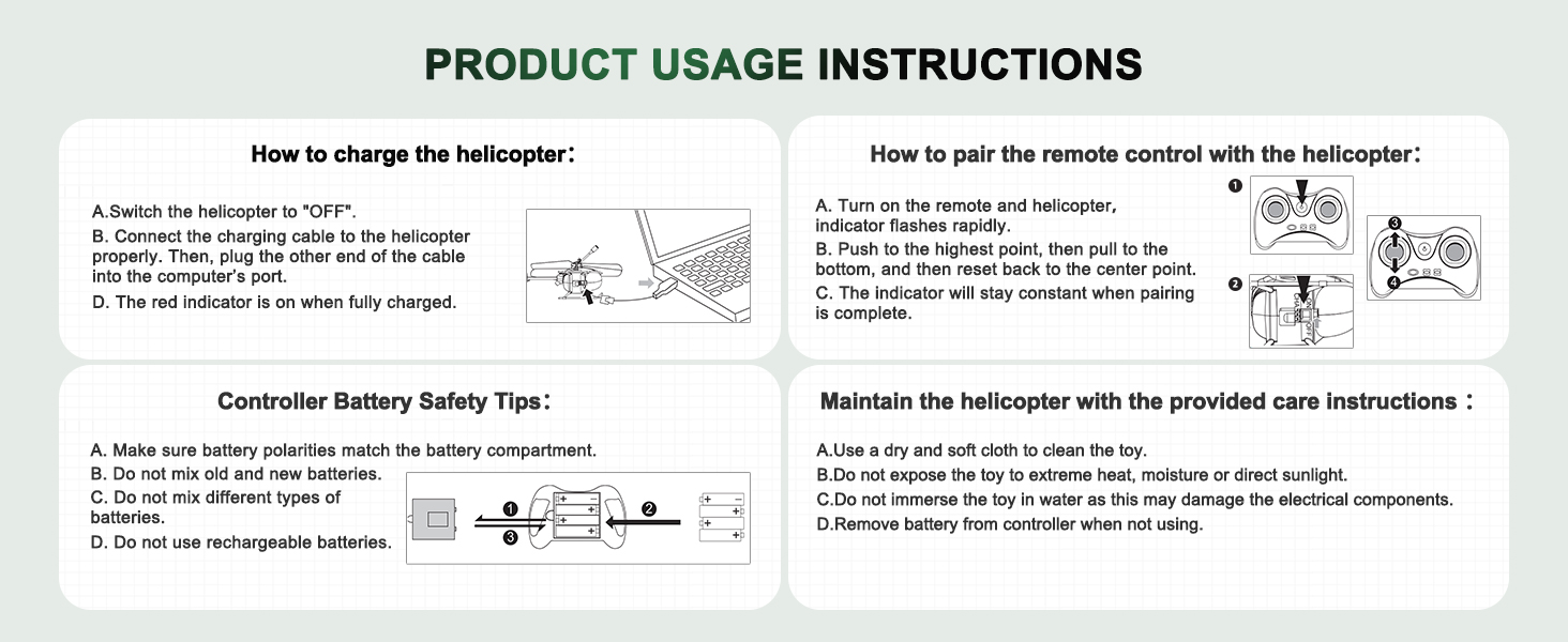 rc helicopter&amp;#39; s user guide