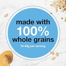Made with 100% whole grains 16-28g per serving