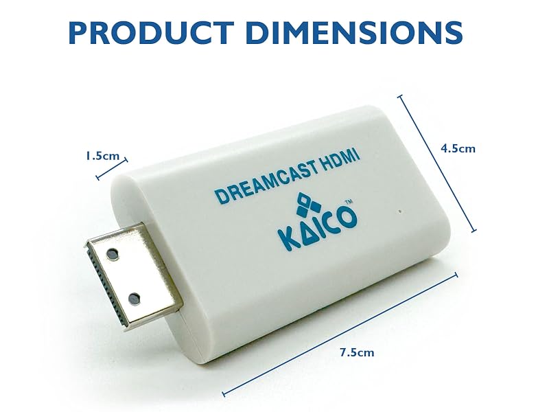 dream cast to usb accessories av hd dc controller cord console video dreamcasr gamecube dchdmi