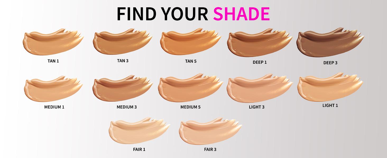 Find your shade.