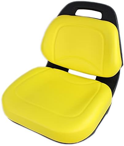E-AM136044 Deluxe Yellow Seat for John Deere X530, X520 (s/n 020001>), X500 (s/n 020001>), X360, X340, X324, X320, X300R, X304, X300, X305R, X310