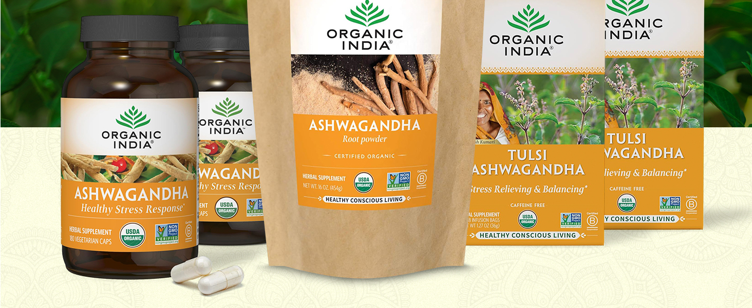 daily support, stress relief, tulsi, capsules, organic, health,