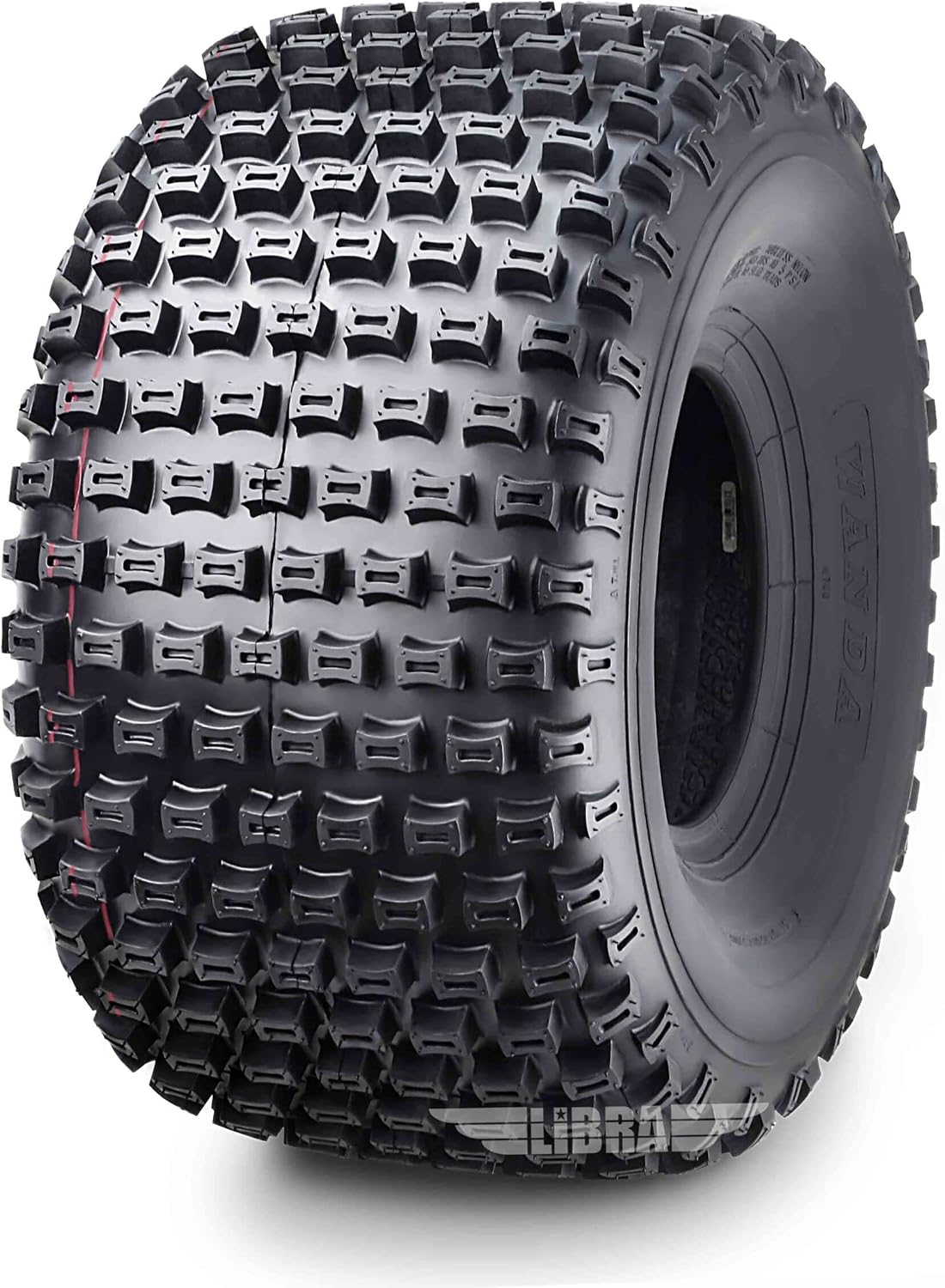 WANDA 2 New ATV Tires 22X11-8 4PR P322 Dimple Knobby - 10026