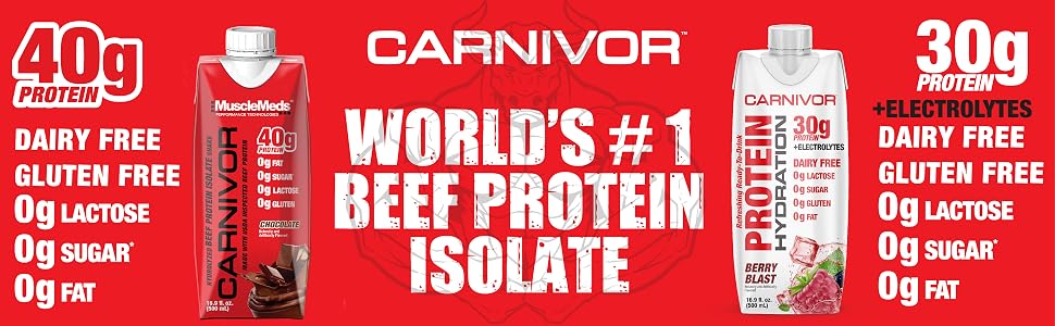 carnivor protein rtd and carnivor protein hydration rtd