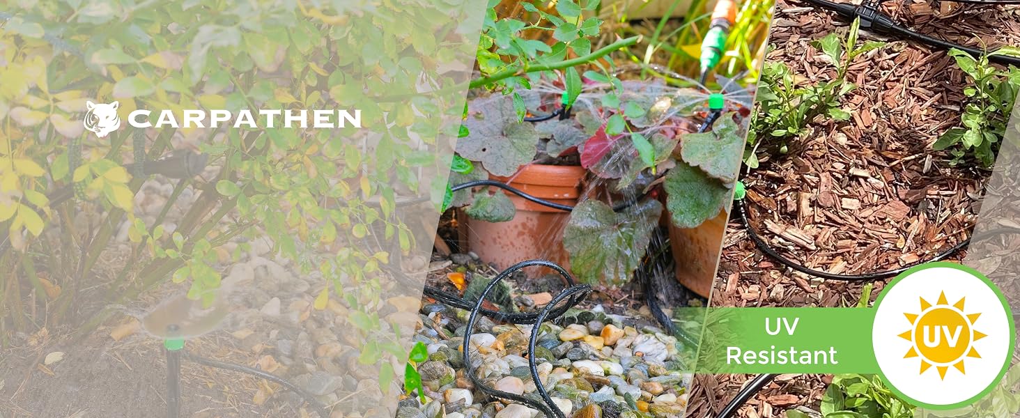 emisores goteros dripers errigatio irrigatio irigation gallon gph 1/4 trees shrubs bushes stream