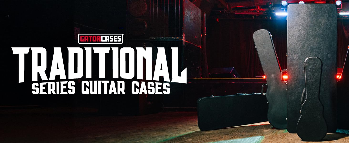 Traditional Series Guitar Cases Desktop Banner