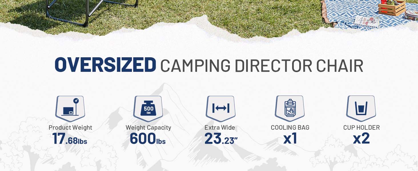 XXL Oversized Camping Chair