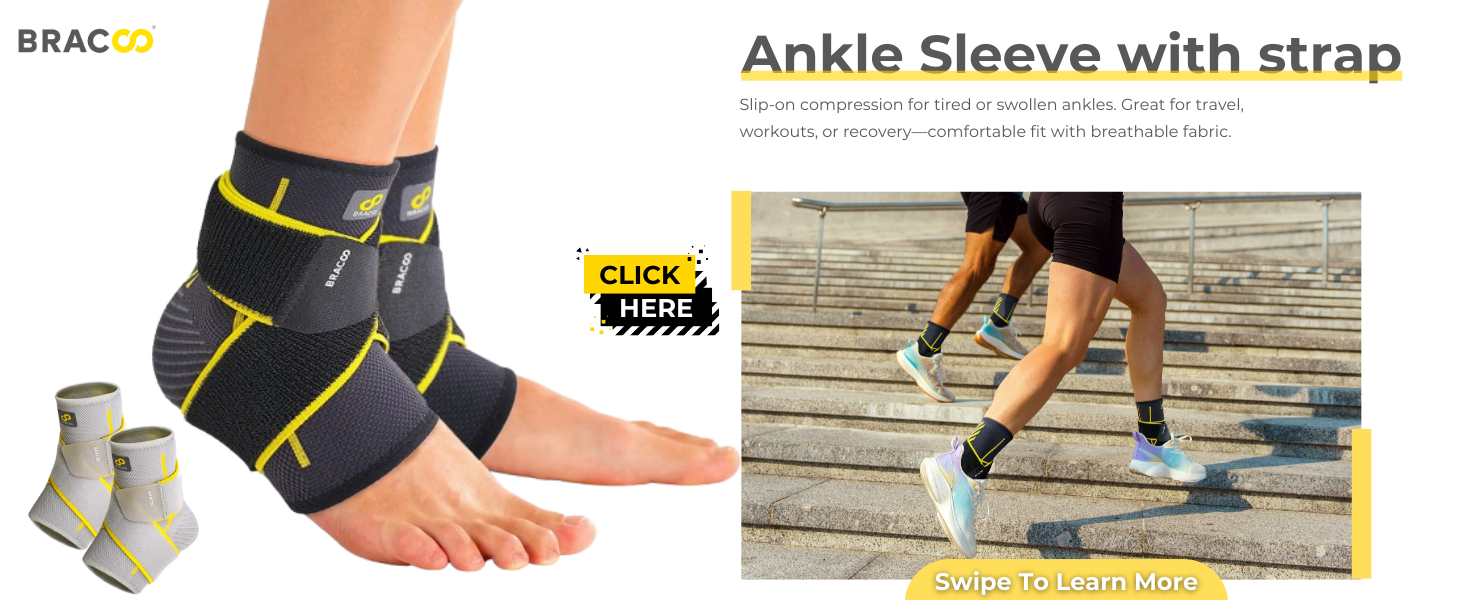 ankle brace sprained strap support compression sleeve women men wrap band working out stars ace