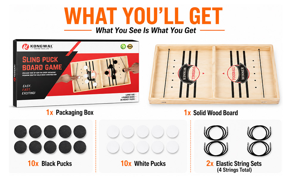 wooden hockey game