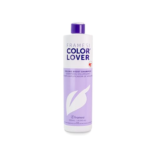 Framesi Color Lover Volume Boost Shampoo - Volumizing Shampoo for Color Treated Hair - Sulfate Free - Lightweight Thickening Shampoo for Lift + Strength with Quinoa + Aloe Vera (33.8 Fl Oz)