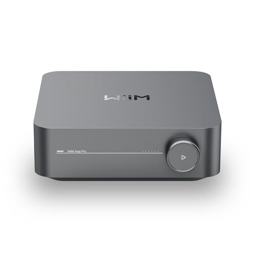 WiiM Amp Pro Streaming Amplifier for TV, Music & Passive Speakers | Upgrade Your Favorite Passive Speakers with Wireless Streaming, Smart Control, and High-quality Sound.