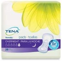 TENA Intimates Overnight Pads, Pack of 28
