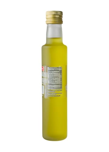 Partanna Extra Virgin Olive Oil, Sicilian Moro Orange, 8.45 oz | Co-pressed, Naturally Aromatic, Harvested in Sicily, First Cold Pressed, Glass Bottle