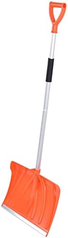 Snow Shovel for Car & Home – Large Capacity D-Handle Aluminum Shovel, Lightweight 1.1kg, Detachable for Trunk Storage, Pushes Snow, Ice