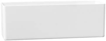 Royal Imports Flower Vase Acrylic Rectangle- Decorative Centerpiece, Succulent Planter Pot for Home or Wedding - Non Breakable Plastic, 4" X12 Low Square - Clear