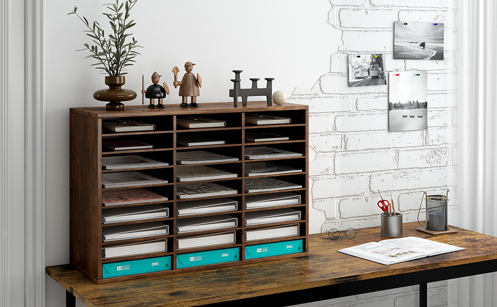 mail sorter organizer paperwork organizer mail wood organizer office mailbox paper sorter organizer