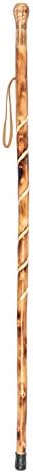 FOREST PILOT Big Ball Head Wooden Walking Stick Nature Color, 48 Inches