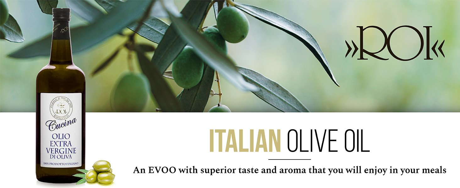 ROI Ligurian Italian Extra Virgin Olive Oil First Cold Pressed Cucina Olive Oil Imported from Italy