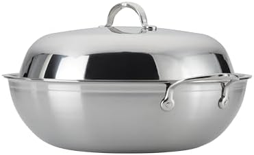 Hestan ProBond Forged - Professional Clad Stainless Steel Wok, 14-Inches, Induction Compatible