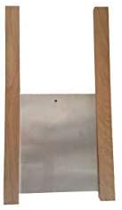 ChickenGuard Classic Door Kit Combi - 'Extreme' Auto Coop Door Opener Plus Aluminium Pop Hole Door with Oak Runners