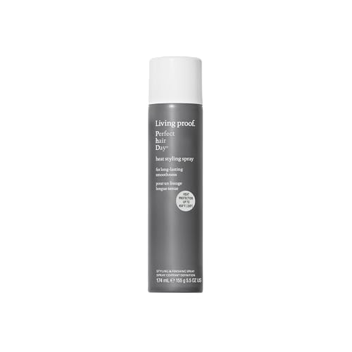 Living Proof Perfect Hair Day Heat Styling Spray – Smoothness for 48 Hours, Heat Protection up to 450°F, Ultra-Fine Mist for Damp or Dry Hair