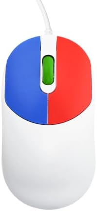 Clevy Kids Mouse - Colorful Ergonomic USB Computer and Laptop Kids Mouse for School and Home Computer Use - Wired Children Friendly - Compatible with Windows, macOS, Chromebook