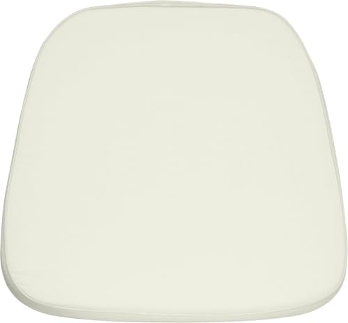 Flash Furniture Soft Black Fabric Chiavari Chair Cushion | Soft Fabric, Hook and Loop Fastener, Replacement Cushion
