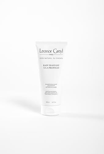 Leonor Greyl Gentle Dandruff Shampoo (Bain Traitant a La Propolis), Propolis & Chamomile Natural Dandruff Shampoo, 6.7 oz. Made In France