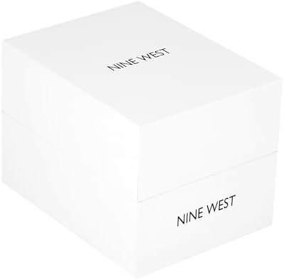 Nine West Women's Floral Dial Smooth Strap Watch