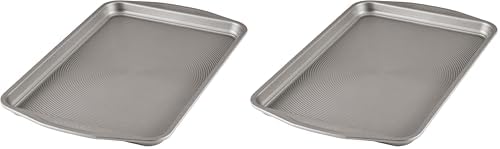 Circulon Nonstick Bakeware Set, Cookie Sheets for Baking Nonstick, 2-Piece, Gray