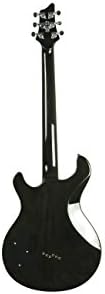 IYV 6 String IP-350 TBK PRS Solid-Body Electric Guitar, Trans Black