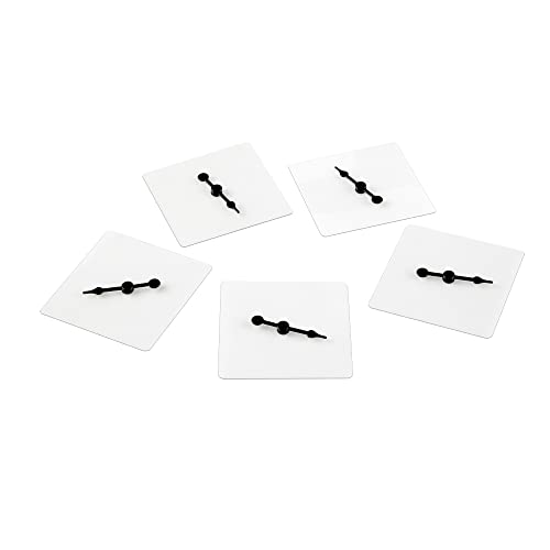hand2mind Square Transparent Spinner, Probability Spinner Wheel, Dry Erase Clear Spinners, Plastic Spinners for Classroom, Arrow Game Spinner