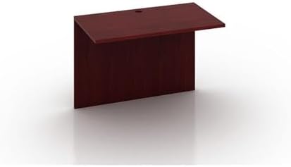 Boss Office Products Holland Executive U-Shape Desk with Lateral File Storage and Hutch, 66", Mocha