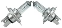 H&A Motorsports H6054 7"x6" Chrome Housing Diamond Cut Headlights Replacement Glass H4 7x6
