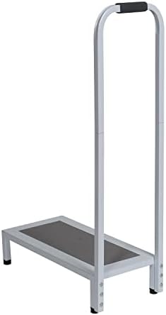 Bath Step with Handle Non Slip Surface Sturdy Aid Bathroom
