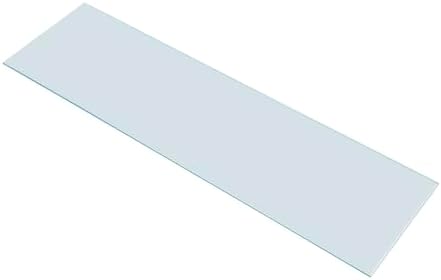 Tempered Glass Shelf - Set of 2, 10" x 36" x 3/16" - Stylish & Sturdy Floating Shelves