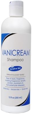 Vanicream Shampoo for Sensitive Skin, Dermatologist Tested, Free of Dyes, Fragrance, Parabens and Formaldehyde Releasers, Sulfate-Free, 12 fl oz (Pack of 3)