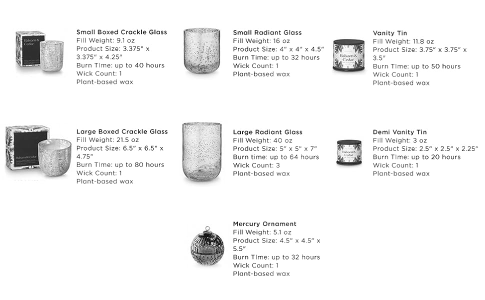 an array of size options to have for any room of any size