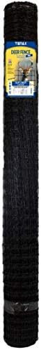TENAX 1A180357 Deer Fence Pro, 7.5-Ft x 100-Ft, Black