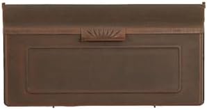 Special Lite Horizon Horizontal Wall Mount Mailbox - Black Aluminum Mailbox for Wall Mount - SHH-1006-BLK
