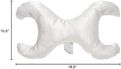 Save My Face!" Pillow THE Original Anti-Wrinkle PILLOWETTE Just The Pillow in Satin White, La Petite Size, Down Alternative Fill