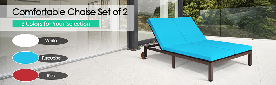 2 person patio chaise